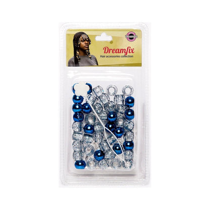 Dreamfix Plastic Hair Beads Double Color For Kids and Transparent - gtworld.de