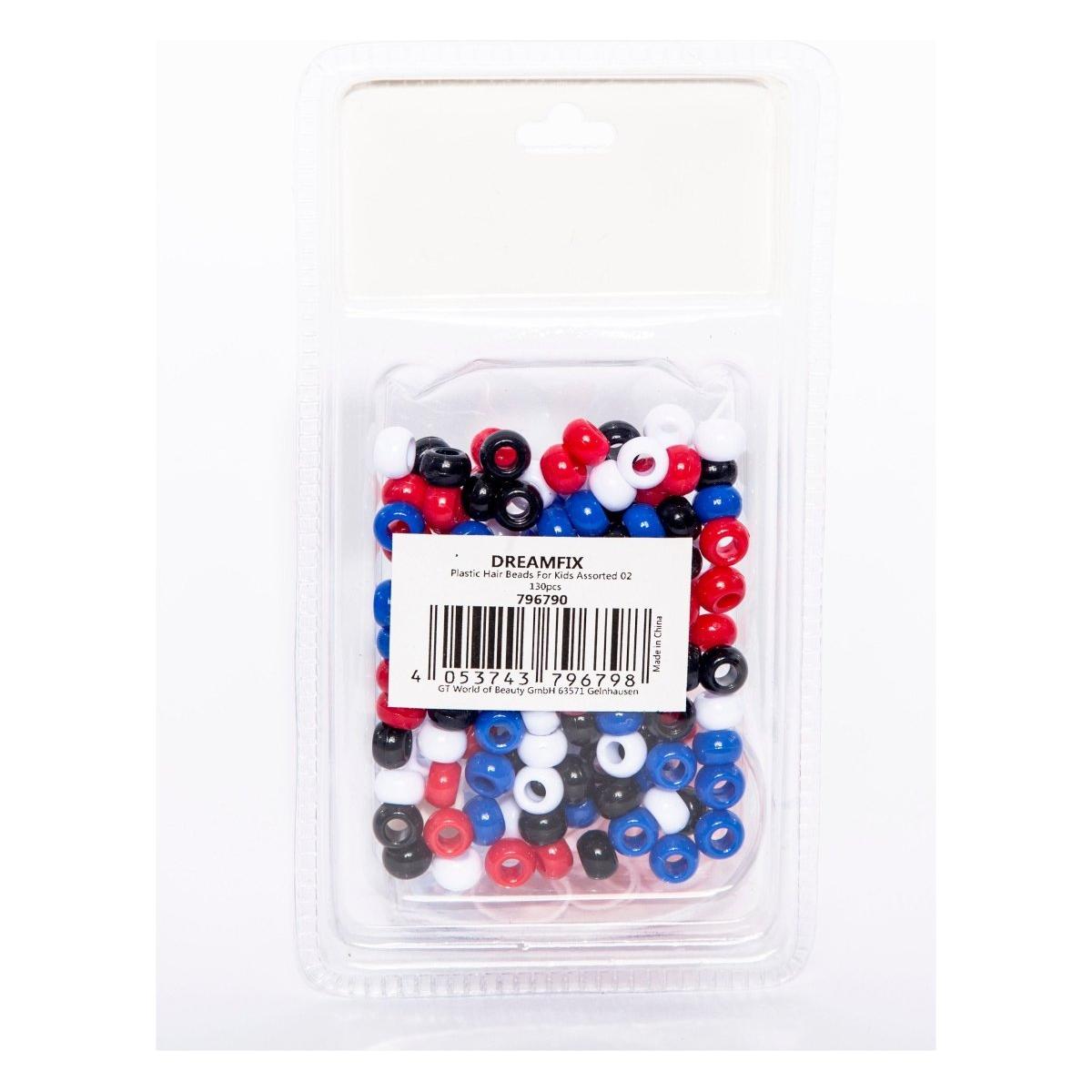 Dreamfix Plastic Hair Beads For Kids Assorted - gtworld.de