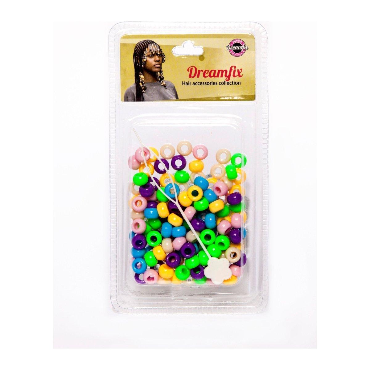 Dreamfix Plastic Hair Beads For Kids Assorted - gtworld.de