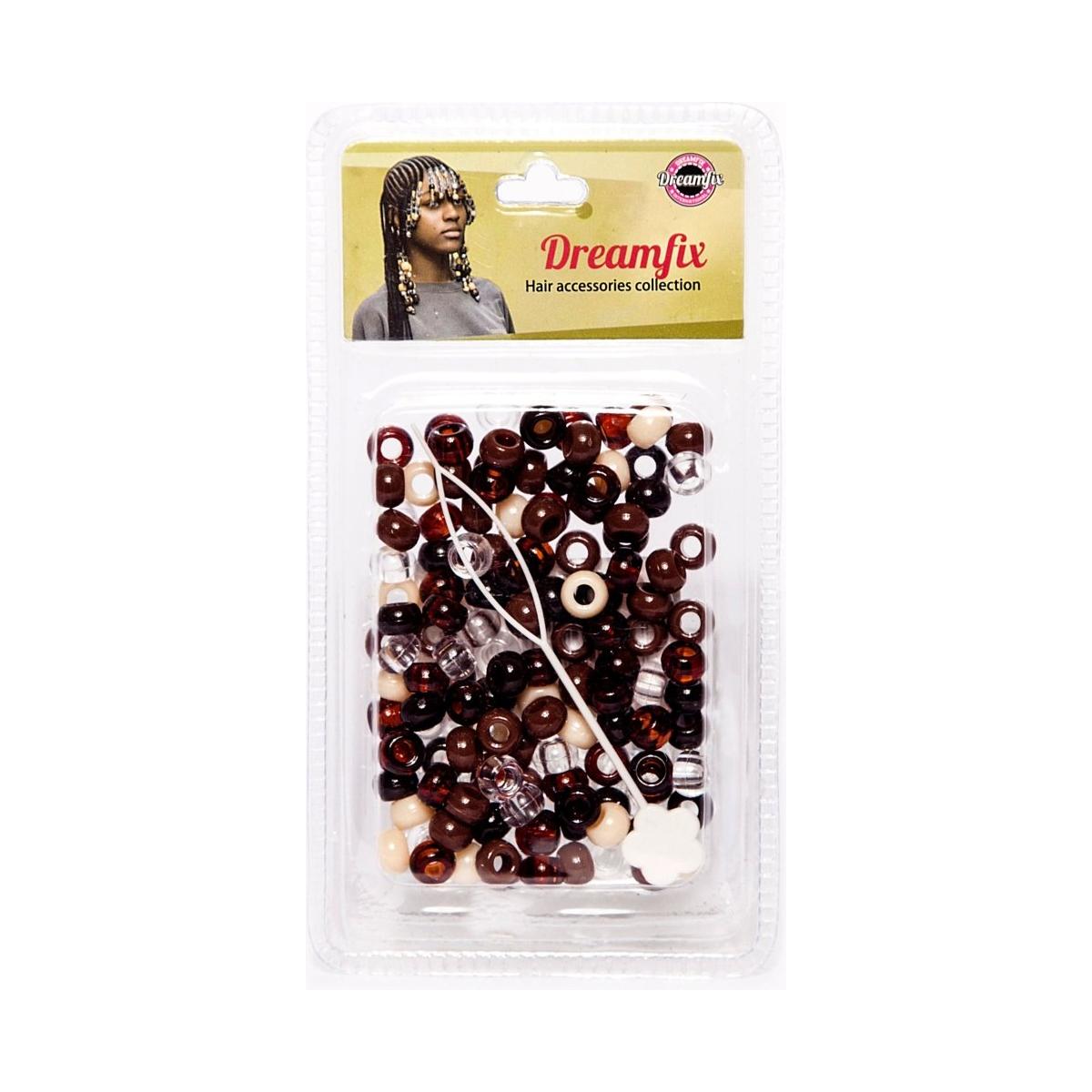 Dreamfix Plastic Hair Beads For Kids Assorted - gtworld.de