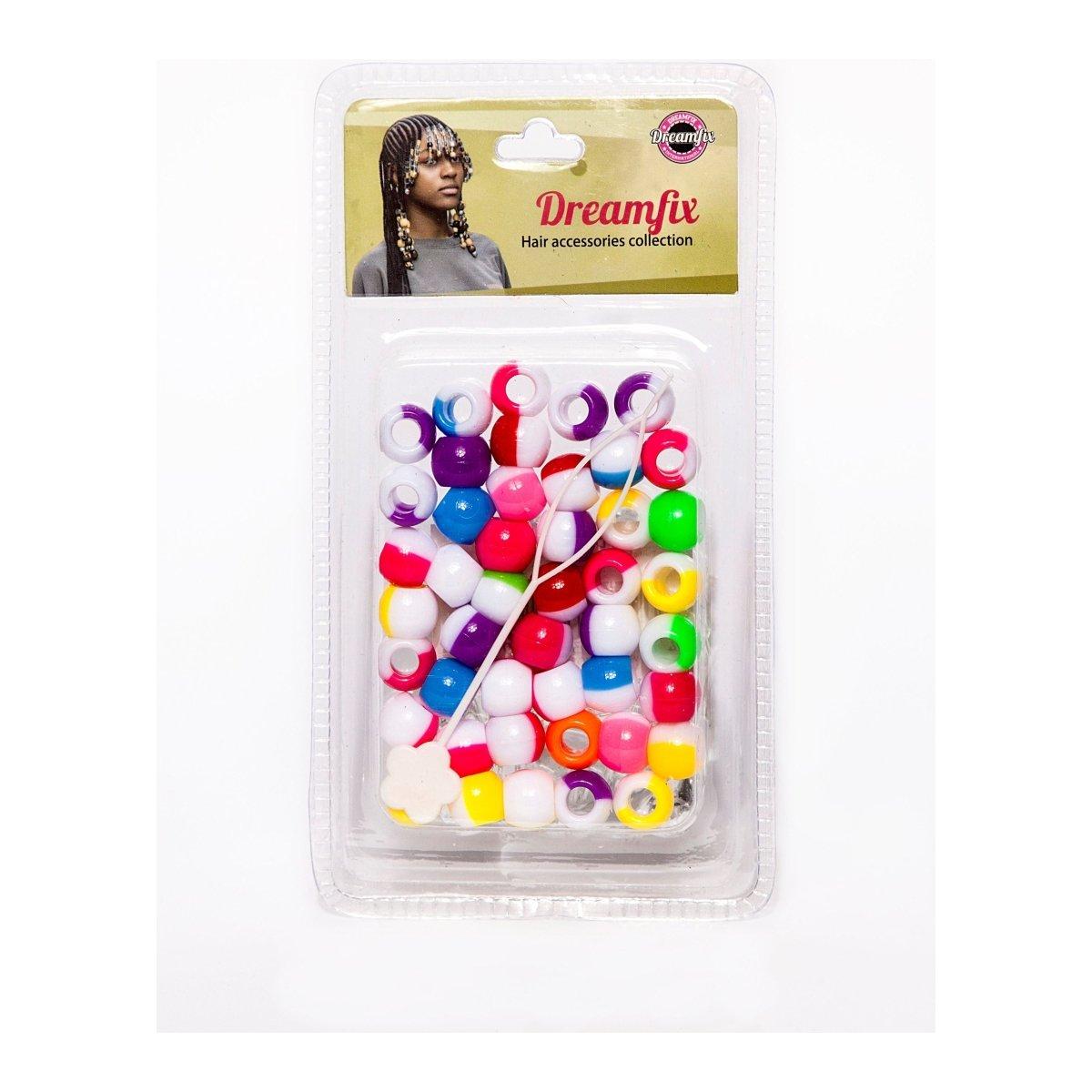 Dreamfix Plastic Hair Beads For Kids Assorted - gtworld.de