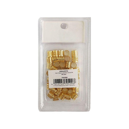 Dreamfix Plastic Hair Beads Jewelry Gold - Gtworld.de