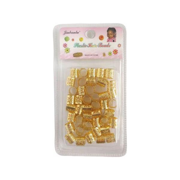 Dreamfix Plastic Hair Beads Jewelry Gold - Gtworld.de