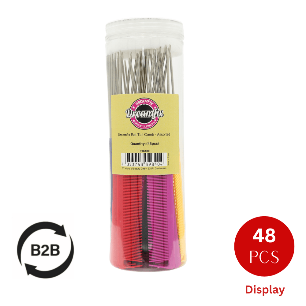 Dreamfix Rat Tail Comb (Assorted) - gtworld.de