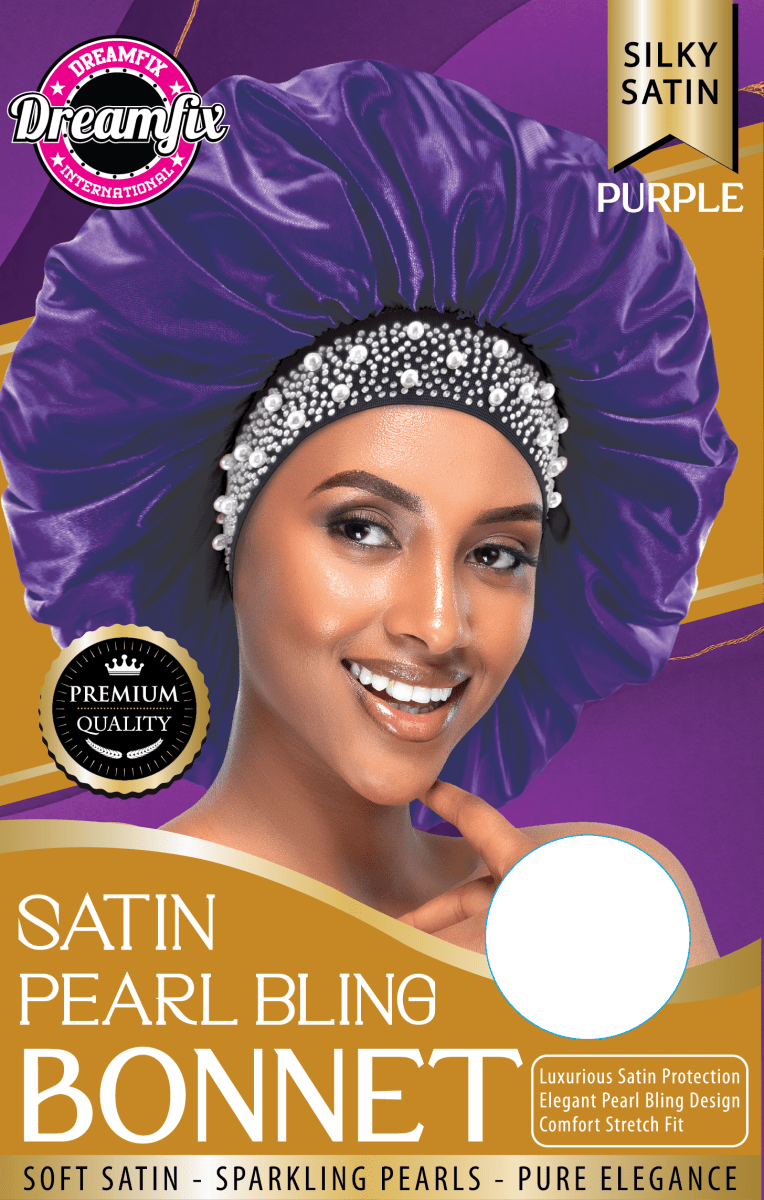 Dreamfix Satin Pearl Bling Bonnet - gtworld.de