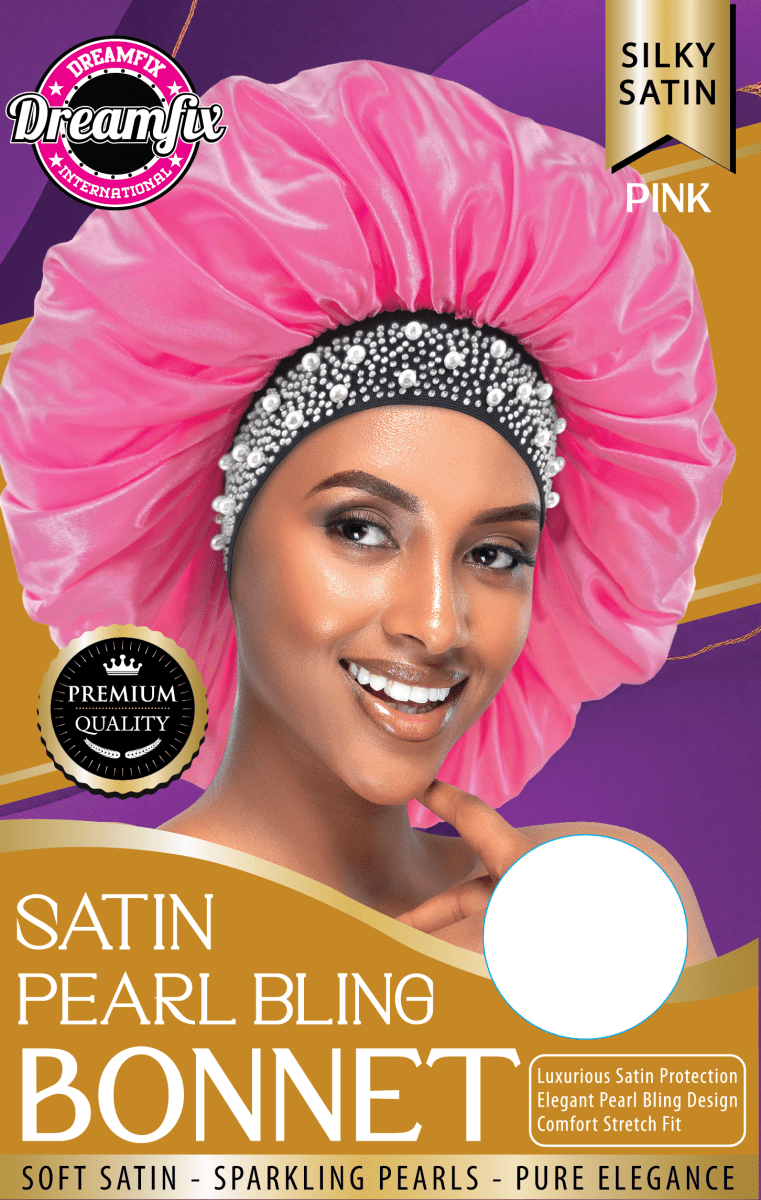 Dreamfix Satin Pearl Bling Bonnet - gtworld.de