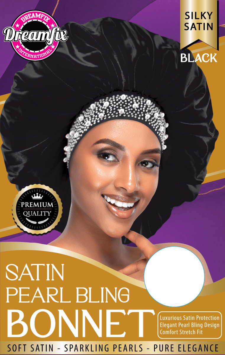 Dreamfix Satin Pearl Bling Bonnet - gtworld.de