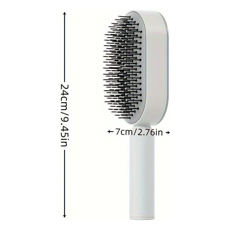 Dreamfix Self Cleaning Hair Detangling and Scalp Massager Brushes White/Purple - Gtworld.de