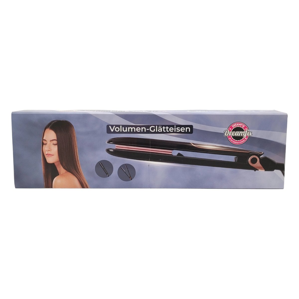 Dreamfix Sleek Ceramic Flat Iron with Digital Control (Black) - gtworld.de