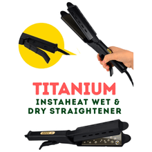 Dreamfix Titanium InstaHeat Wet & Dry Straightener (Black)