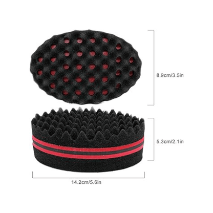 Dreamfix Two - Sided Dreadlocks Foam Twist Sponge (Oval) - gtworld.de