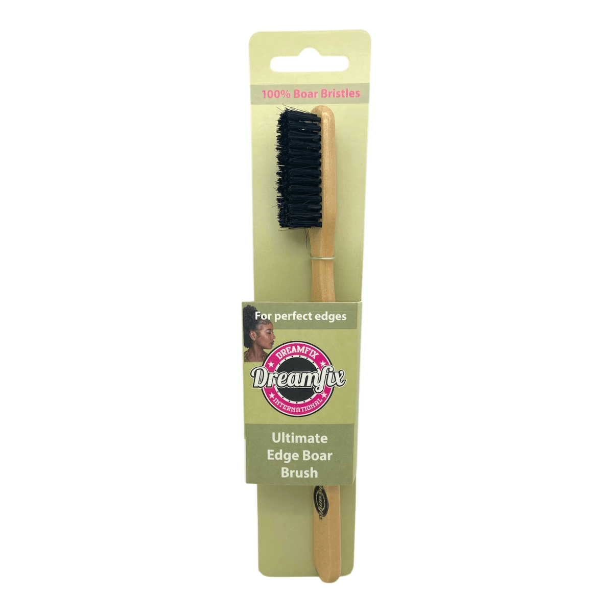 Dreamfix Ultimate Edge Brush 100% Boar Bristles 19.4*1.5*2cm - Gtworld.de