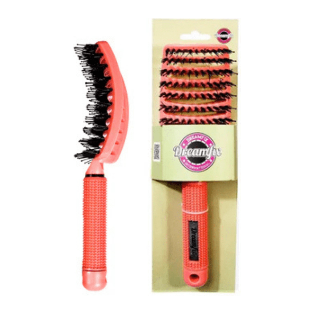 Dreamfix Vent Hair Brush w/Nylon &amp; Boar Bristle Pink - gtworld.de