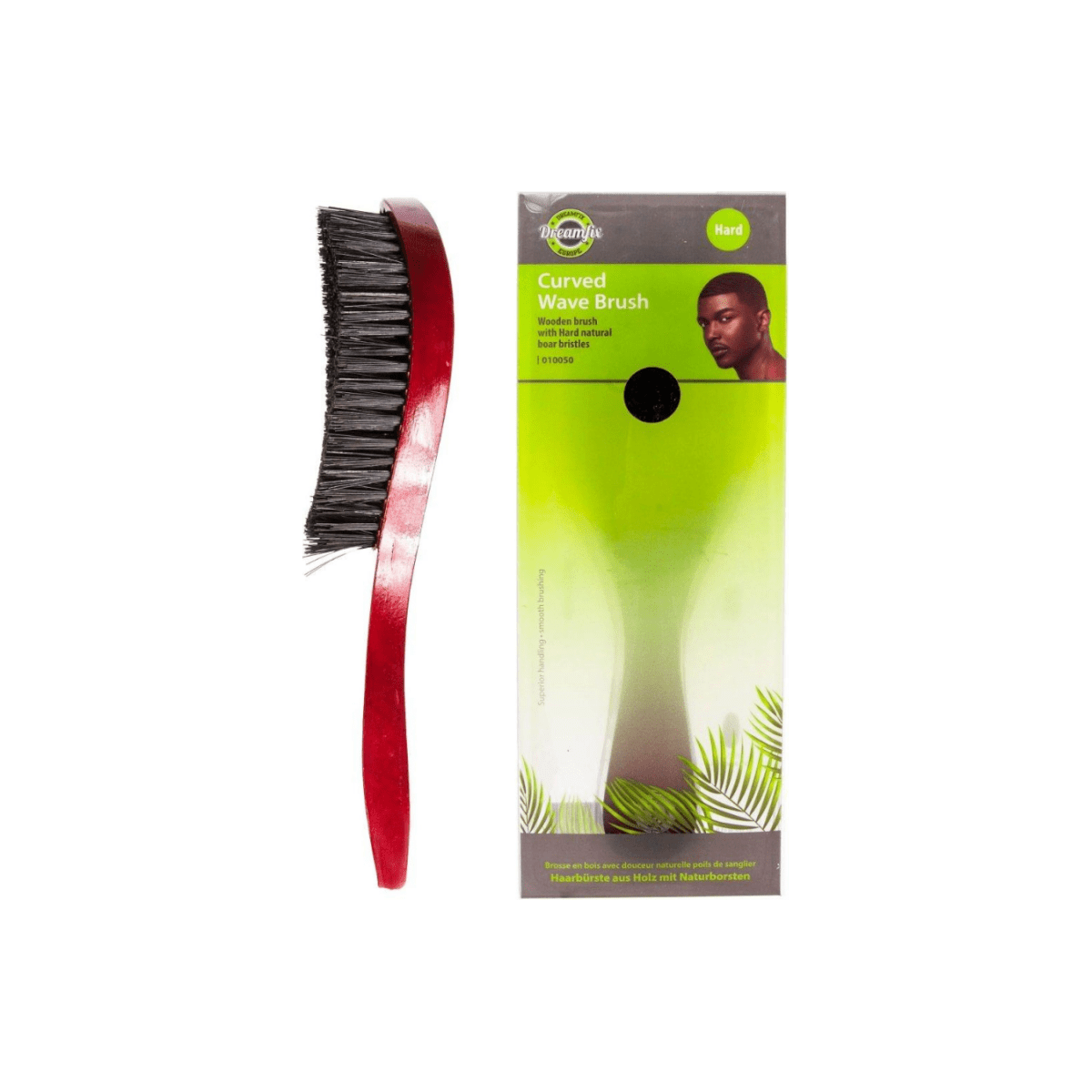 Dreamfix Wave Curved Brush with Handle - Hard &amp; Soft - gtworld.de