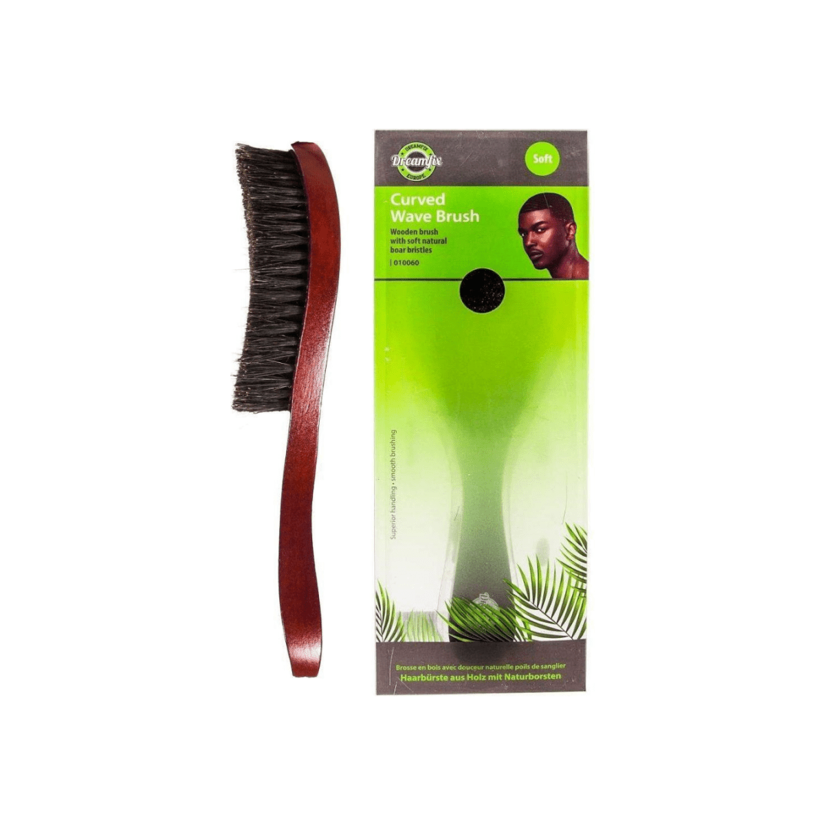 Dreamfix Wave Curved Soft Brush with Handle - gtworld.de
