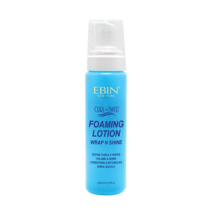 Ebin New York Curl &amp; Twist Foaming Lotion Wrap N Shine Original 100ml/250ml - gtworld.de