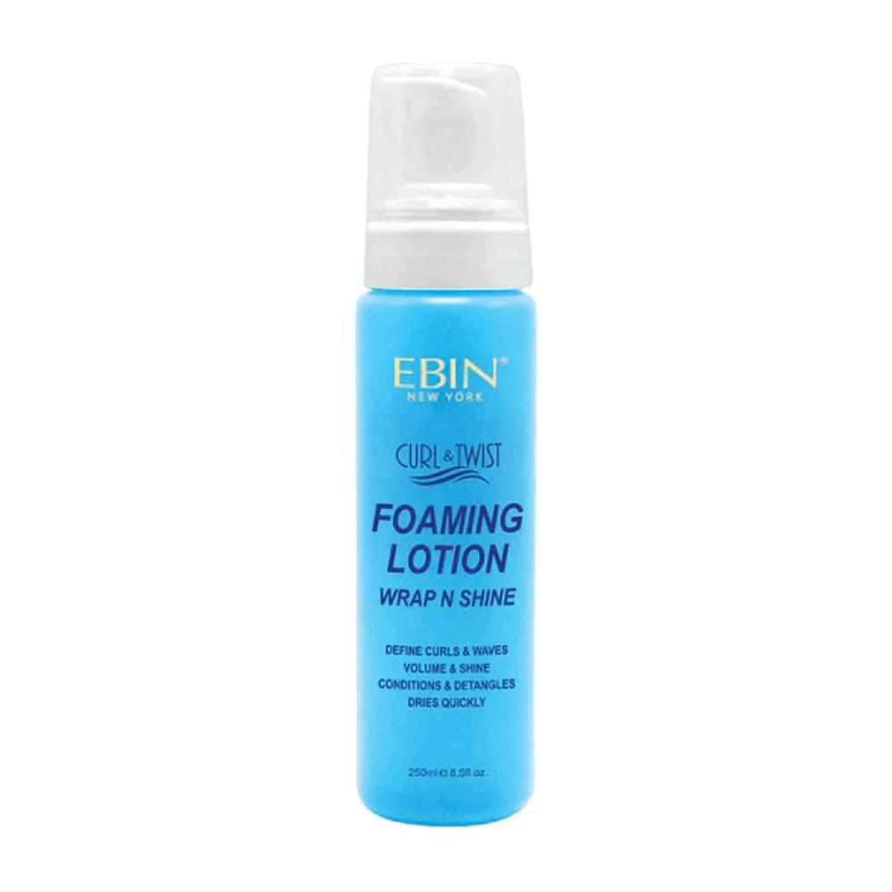 Ebin New York Curl &amp; Twist Foaming Lotion Wrap N Shine - Original 250ml - Gtworld.de