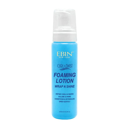 Ebin New York Curl &amp; Twist Foaming Lotion Wrap N Shine - Original 250ml - Gtworld.de