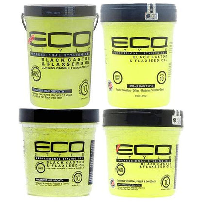 Eco Style Black Castor &amp; Flaxseed Oil Gel 80oz/32oz/16oz/8oz - Gtworld.de