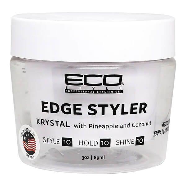 Eco Style - Edge Styler Krystal With Coconut and Pineapple 3 oz - Gtworld.de