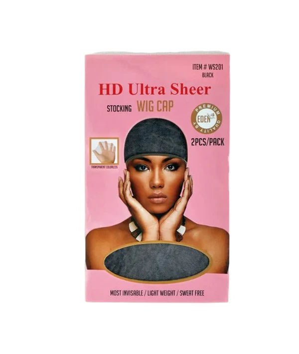 Eden HD Ultra Sheer Wig Cap - Black - gtworld.de