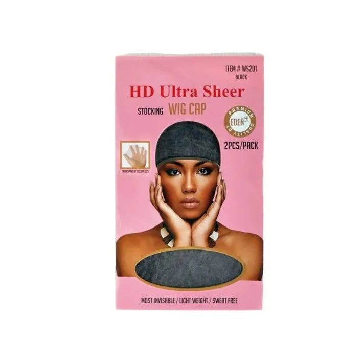 Eden HD Ultra Sheer Wig Cap - Black - gtworld.de