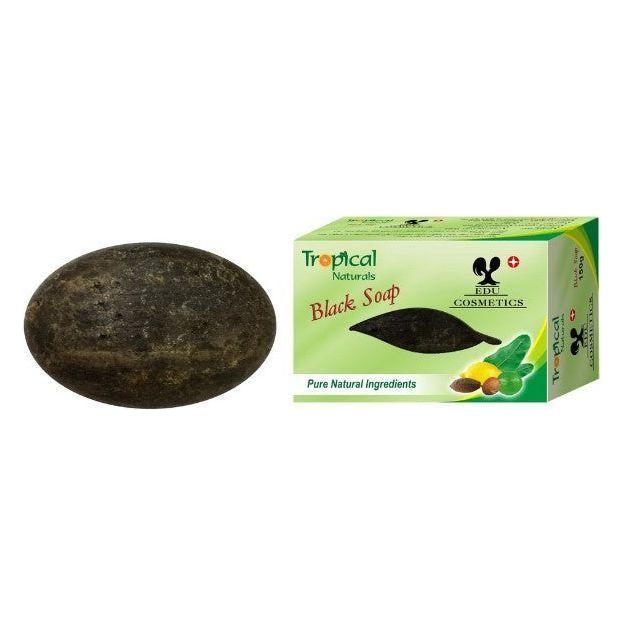 EDU black soap Pure Natural Ingrediants 150g - Gtworld.de