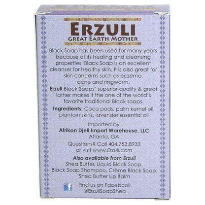 Erzuli Black Soap Lavender 4oz/120g - Gtworld.de