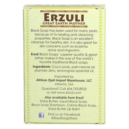 Erzuli Black Soap Lemongrass 4oz/120g - Gtworld.de