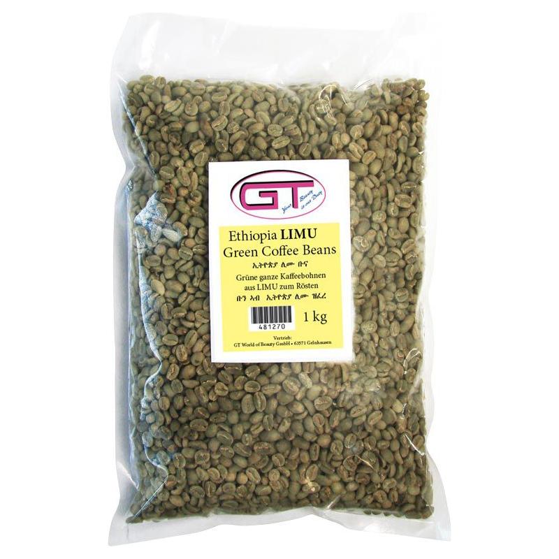 Ethiopian grüne Kaffeebohnen (LIMU) 1 kg - Gtworld.de