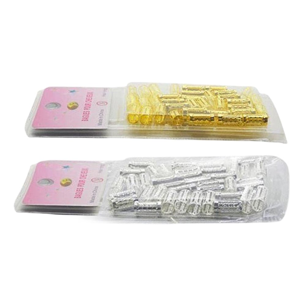 Euro Contact Hair Ring Longer Gold/silver (35Pcs) - gtworld.de