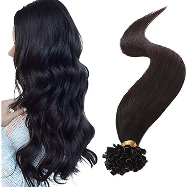 Extensions with Keratin U - Bondings 20&quot;/50cm Human Hair, Echthaar Strähnen - Gtworld.de