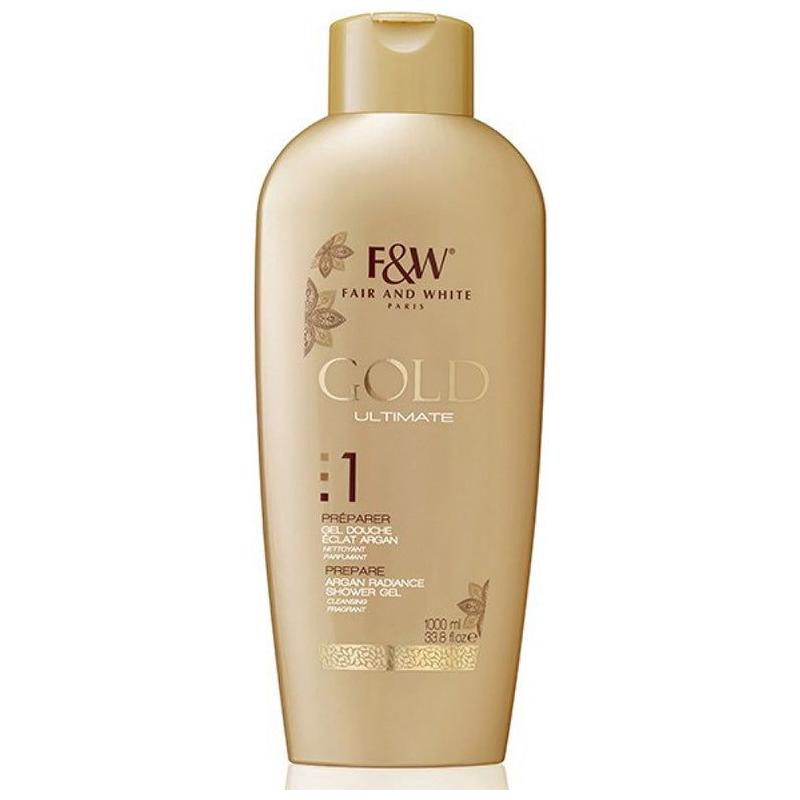 Fair &amp; White Gold Ultimate Argan Radiance Shower Gel 1000ml