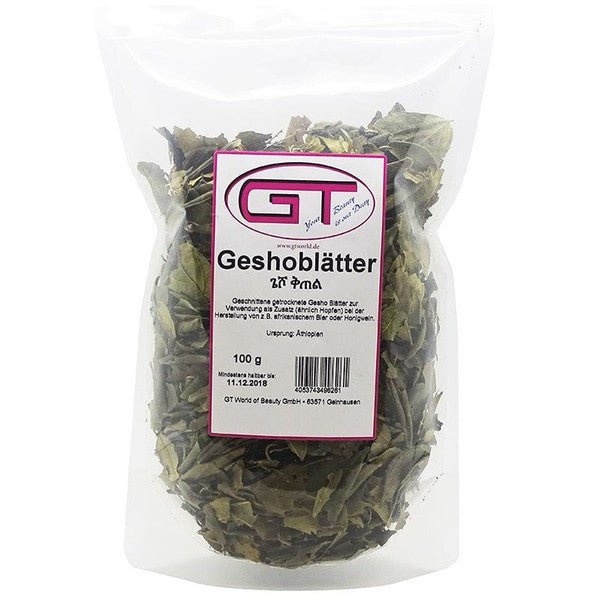 Food Gesho Blätter 100g - Gtworld.de