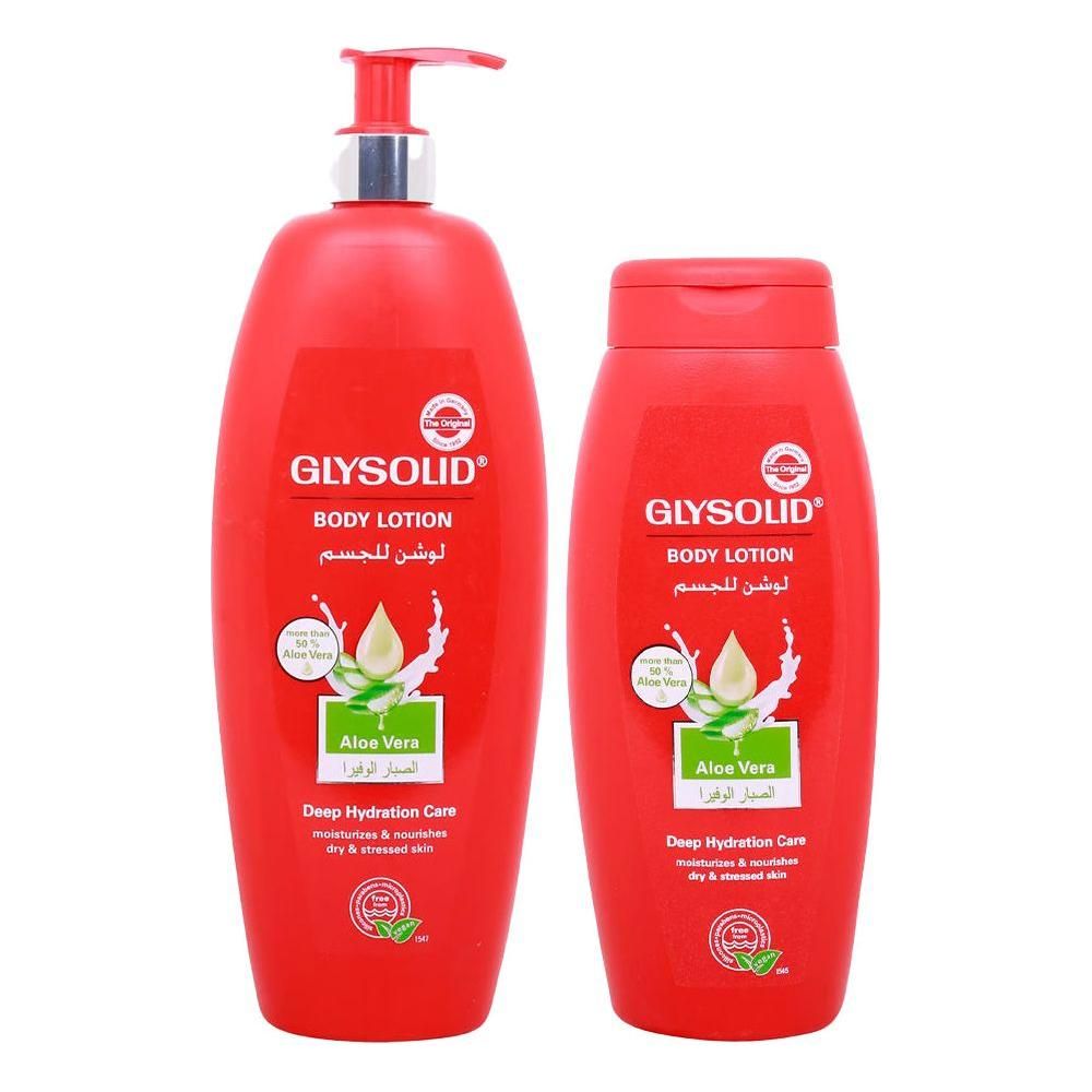 Glysolid Aloe Vera Body Lotion 500 ml / 250 ml - Gtworld.de