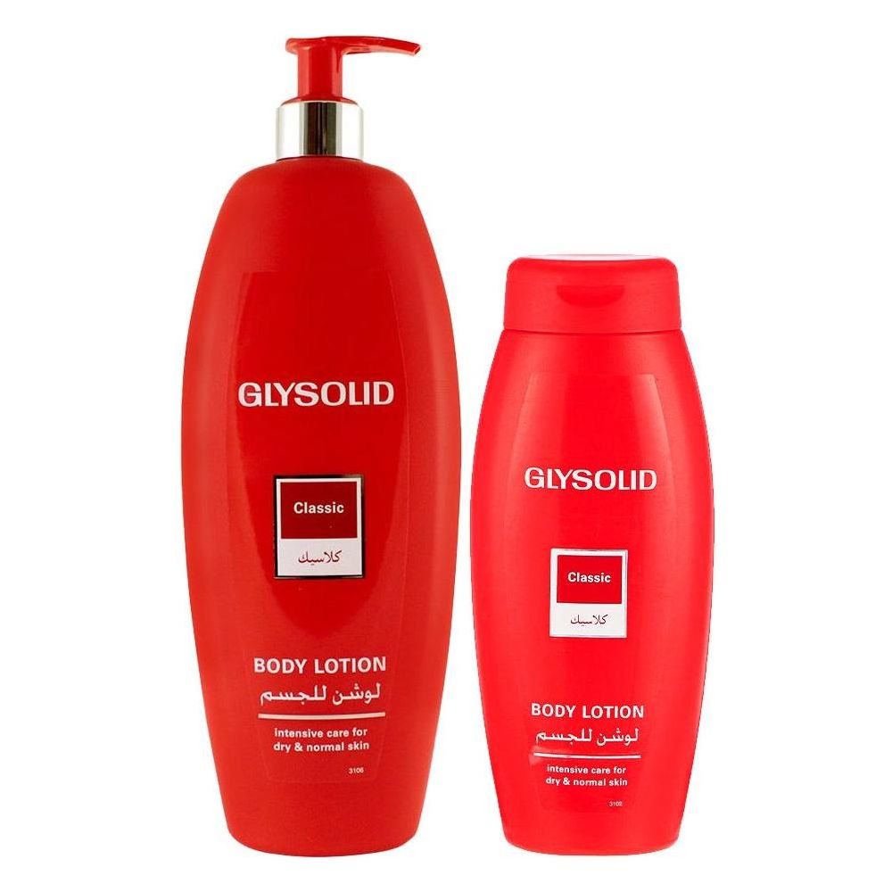 Glysolid Body Lotion Classic 500 ml / 250 ml - Gtworld.de