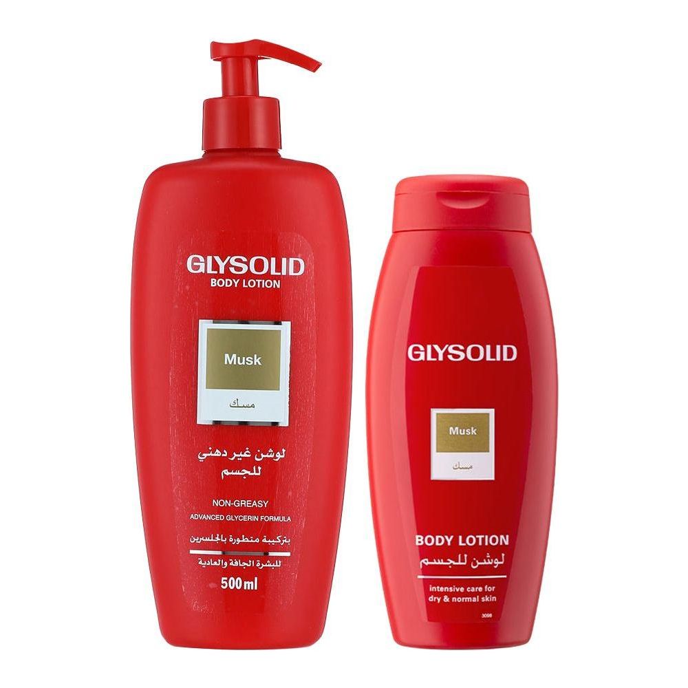 Glysolid Musk Body Lotion 500 ml / 250 ml - Gtworld.de