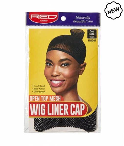 Red By Kiss Open Top Mesh Wig Liner Cap Black