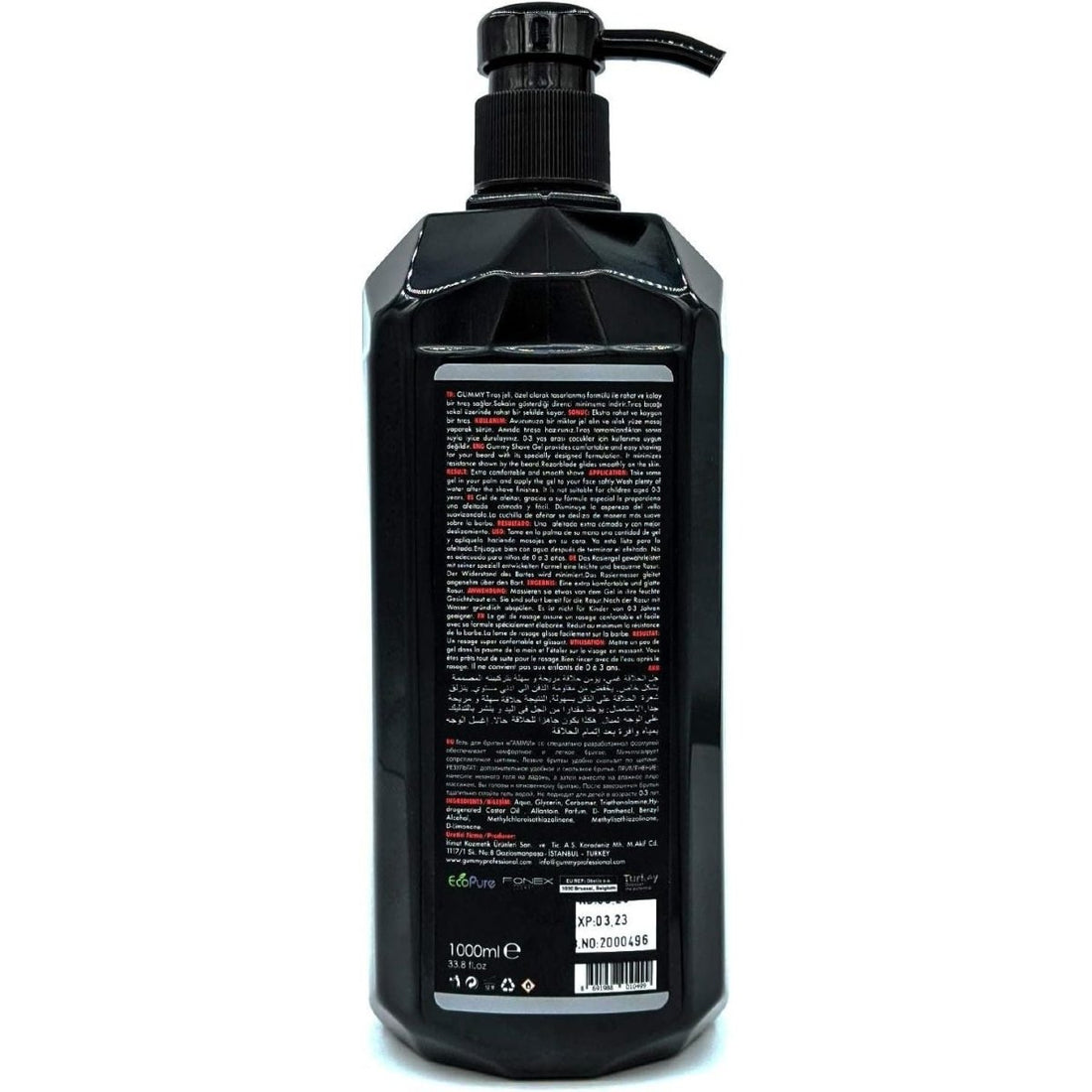 Gummy Shaving Gel Bloom 1000ml - gtworld.de