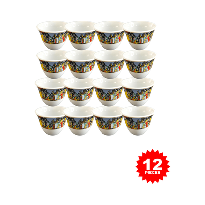 Habesha Shewhat 12pcs cawa cup90ml pattern/Illustration - gtworld.de