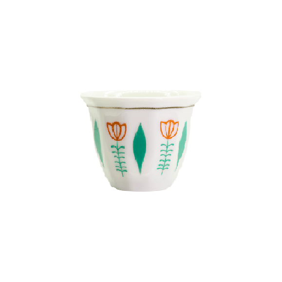 Habesha Shewhat 12pcs wave cup 90ml cawa blue/red/green - gtworld.de