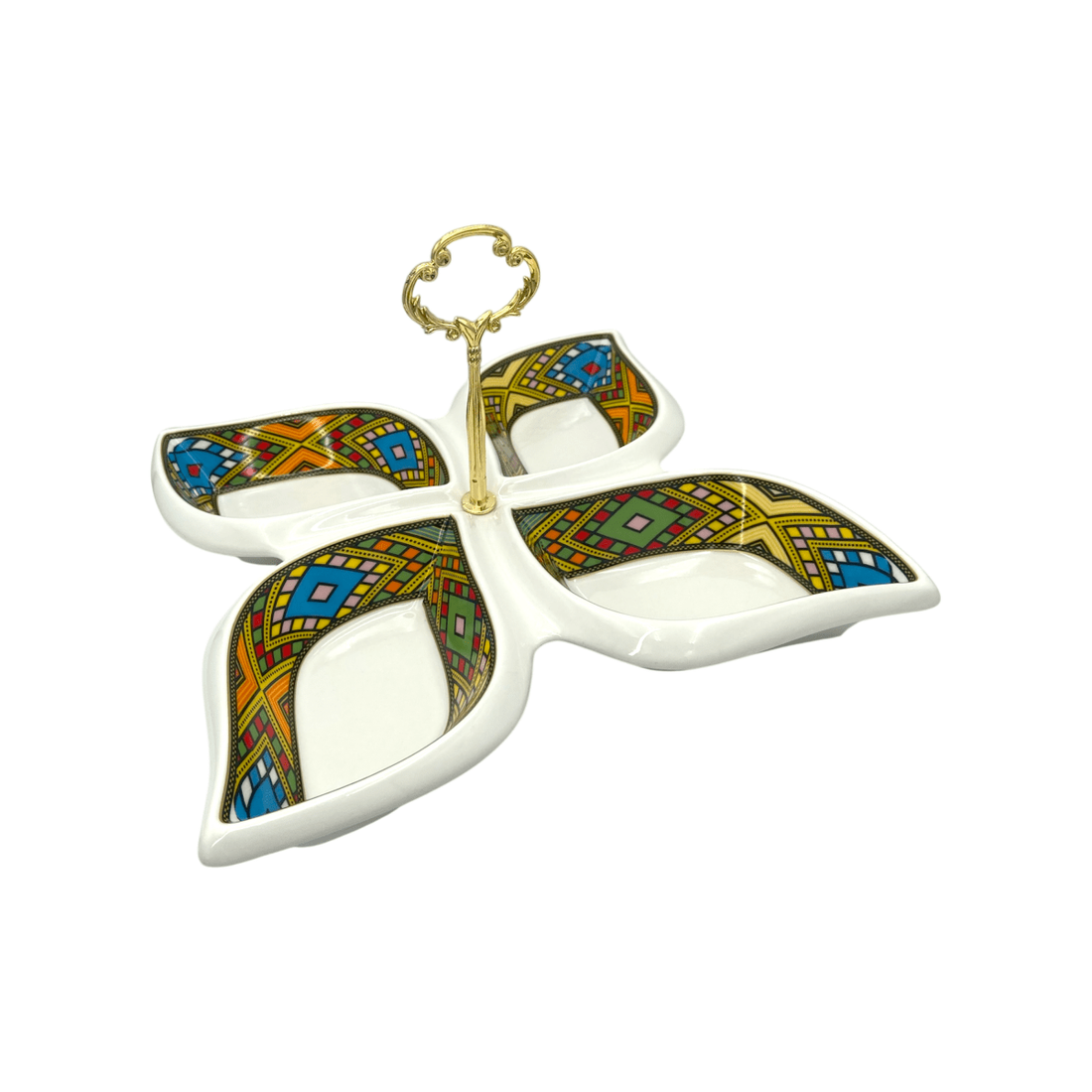 Habesha Shewhat 27cm candy tray leaf shape - gtworld.de