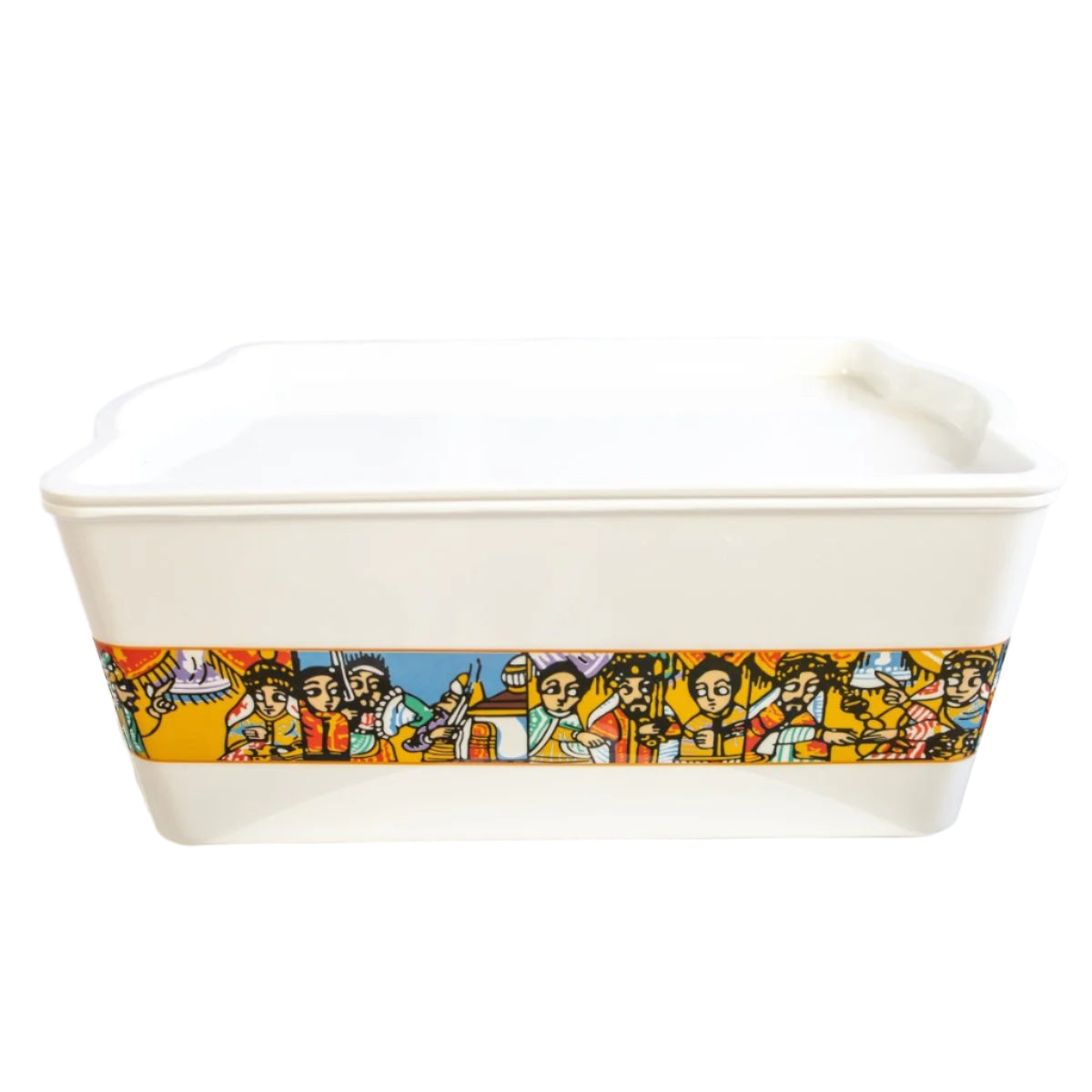 Habesha Shewhat Melamine rekebot 40x27x16cm pattern/illustration - gtworld.de