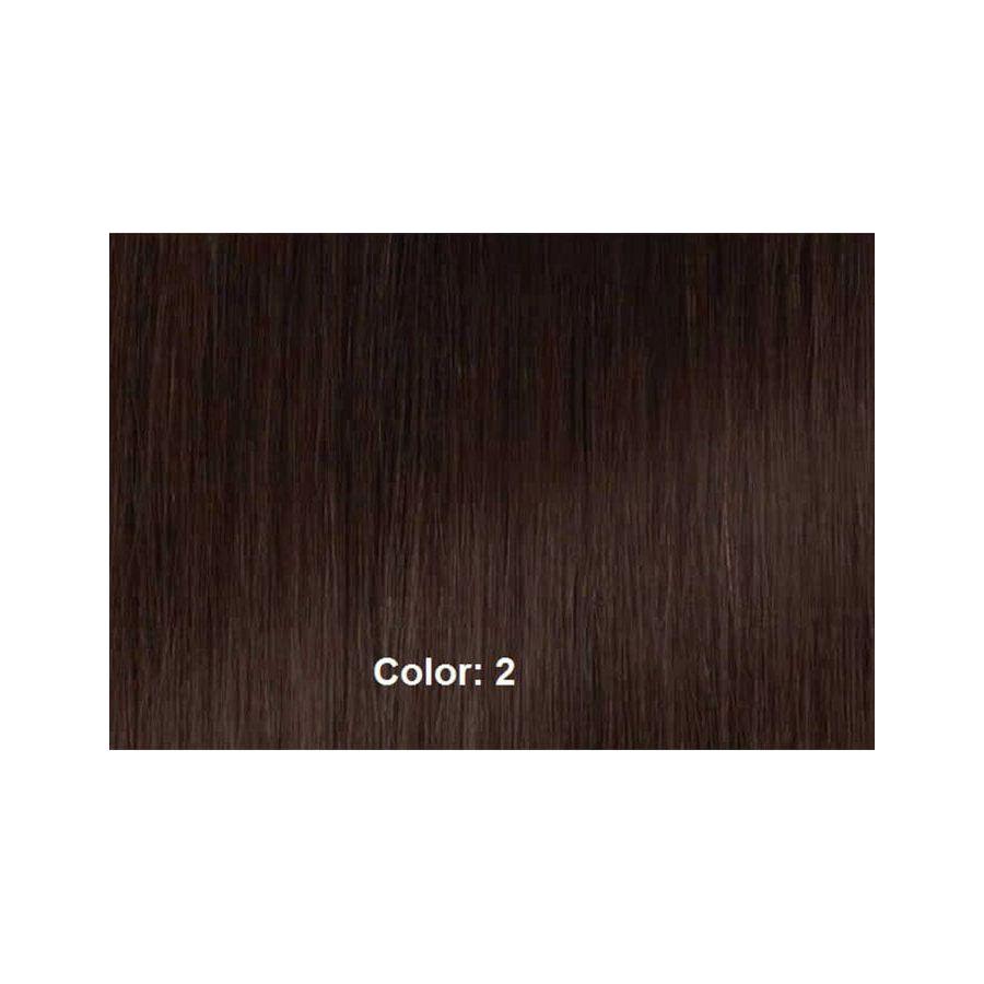 Hair by Sleek Remi Touch Choice Yaki Straight 10&quot; Human Hair Color: 2 Dunkelbraun - Gtworld.de