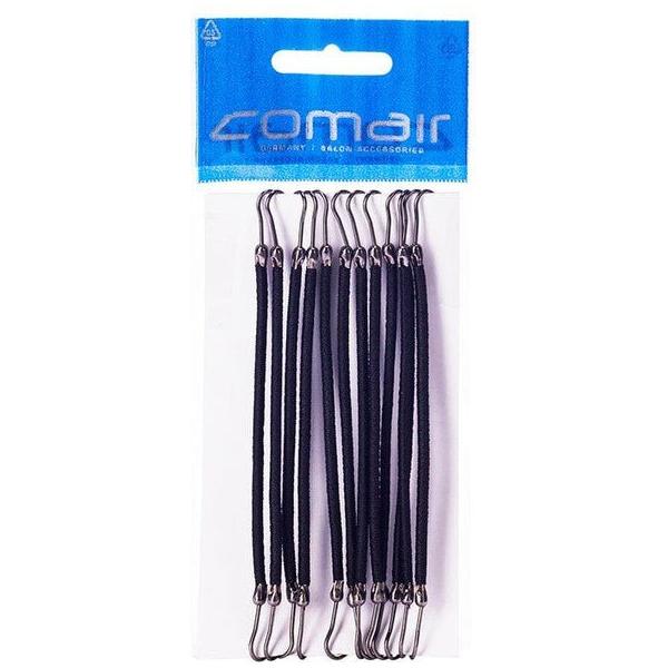 Hair Clip Comair Plastic Pack 12 Pcs Black 3150163 - Gtworld.de