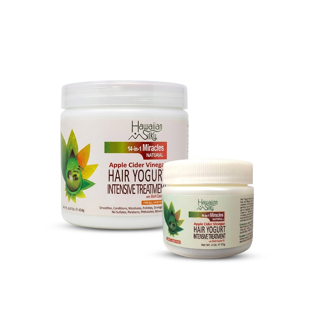 Hawaiian Silky Apple Cider Vinegar Hair Yogurt Intensive Treatment 2oz/16oz - gtworld.de