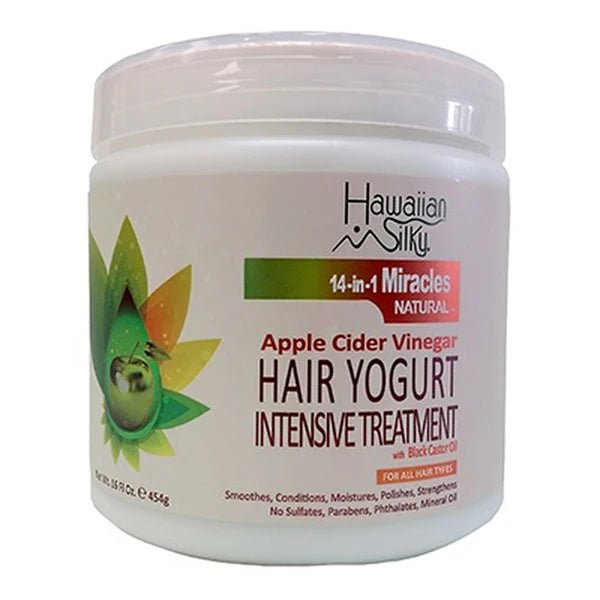 Hawaiian Silky Apple Cider Vinegar Hair Yogurt Intensive Treatment 2oz/16oz - gtworld.de