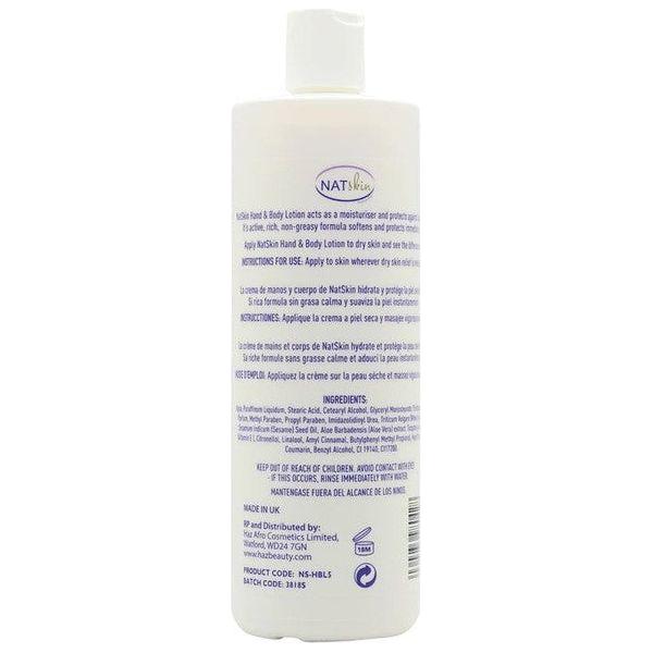 NATskin Hand &amp; Body Lotion 500ml