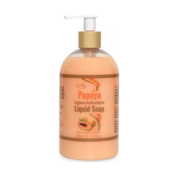 Haz NATSkin Papaya Antibacterial Liquid Soap 500ml - gtworld.de