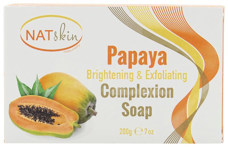 Natskin: Papaya Brightening &amp; Exfoliating Soap 200G